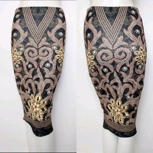"Queen of the Knight" Pencil Skirt